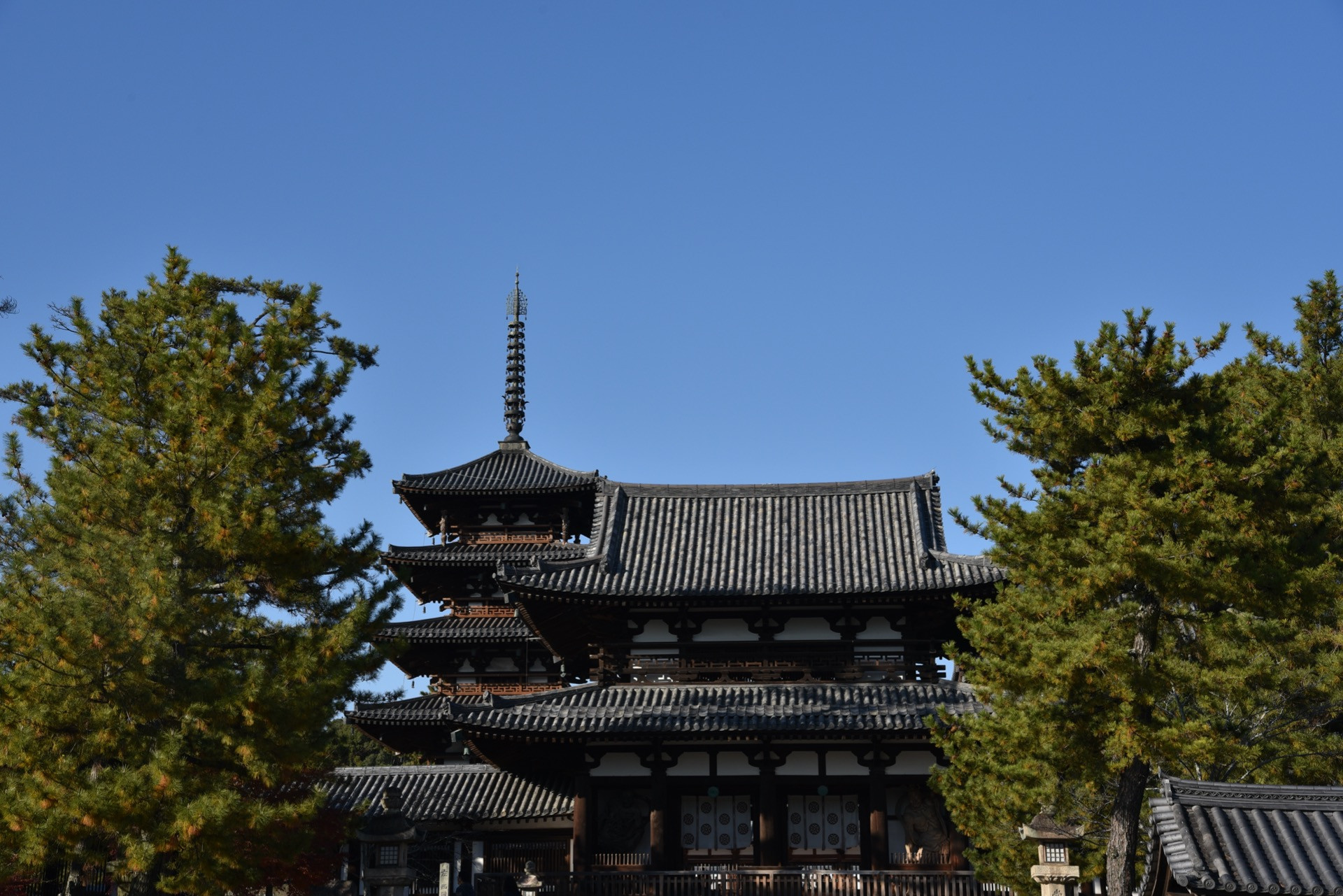 奈良　奈良県　法隆寺